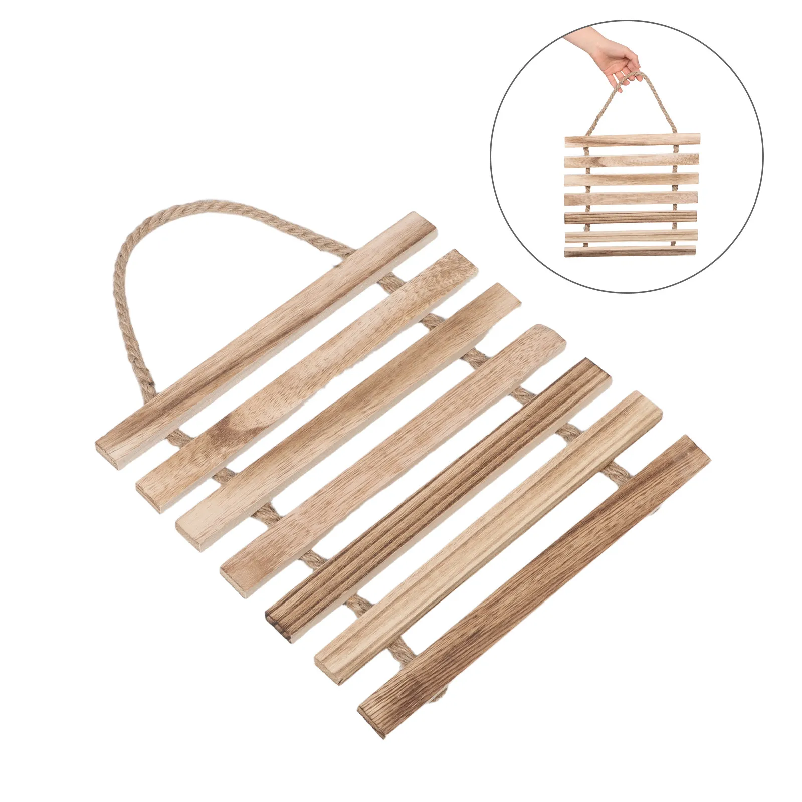 Rustic Wooden Flower Rack Hanging Planter Vertical Climbing Plants Trellis Ladder Wall Mounted Flower Display Rack Outdoor