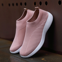 Summer Fashion Women Shoes Soft Outdoor Sneakers Lightweight Comfortable Women Slip On Ladies Loafers Walking Shoes For Woman