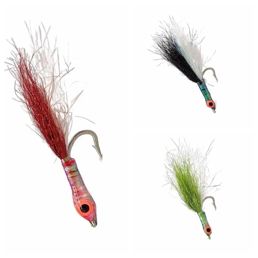 

Fly Ice Dubbing Saltwater Swinbait Popper Fishing Lure Minnow Stainless Steel Hook Fly Baits Fly Hook Fishing Trout Lure Baits