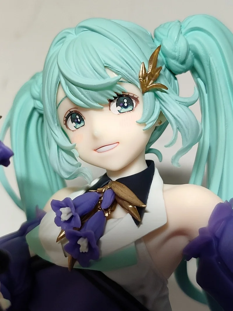 Figurine d'anniversaire Hatsune Ata ku, fleur Ver, 2024 TAITO AMP-Poupées en PVC à Collectionner, Modèle d'Anime Original, Cadeaux d'Ornement, 21cm