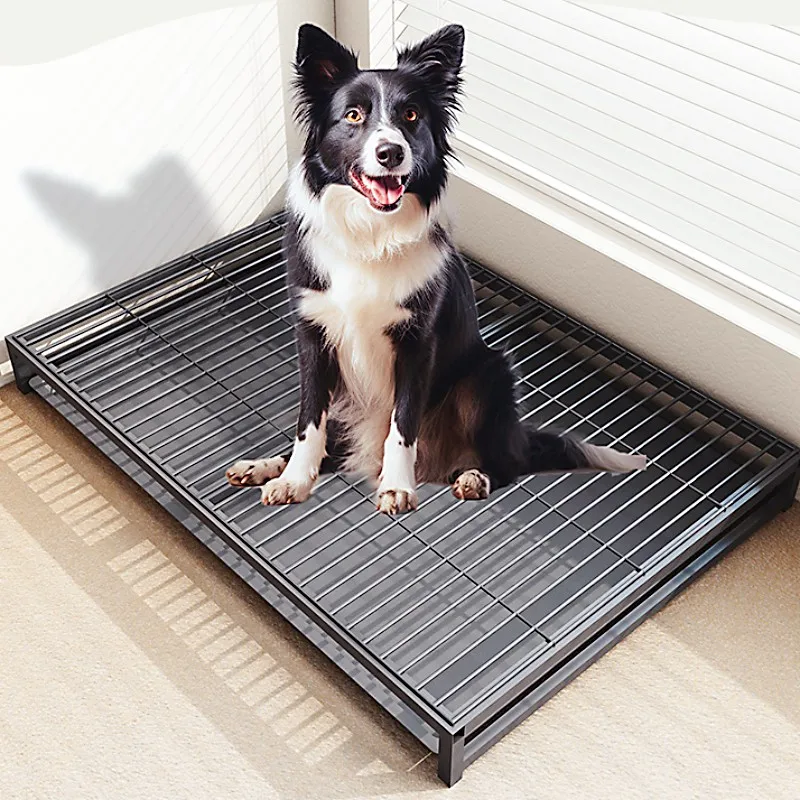 Dog Toilet Indoor Dogs Litter Box Stainless Steel Sandbox for Old Dogs Urinal Washable Dog Toilet Anti-stepping Puppy Training