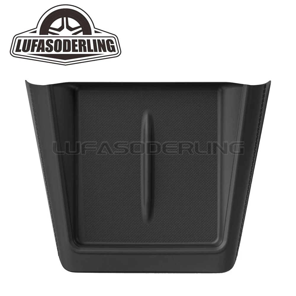 

For Tesla Model Y Juniper 2025 2026 Center Console Non-Slip Mat | Wireless Charging Pad Silicone Cover | Black Accessories