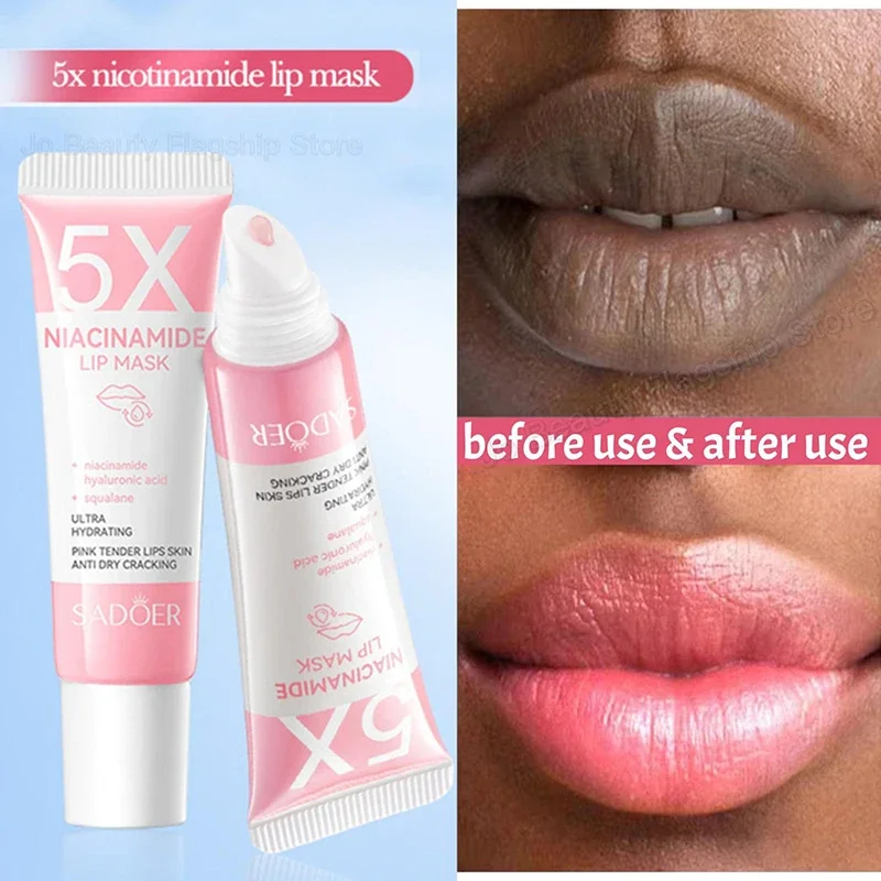 Elimina el lápiz labial para el cuidado de la melanina, exfolia y mejora la línea de labios, cuidado hidratante rosa