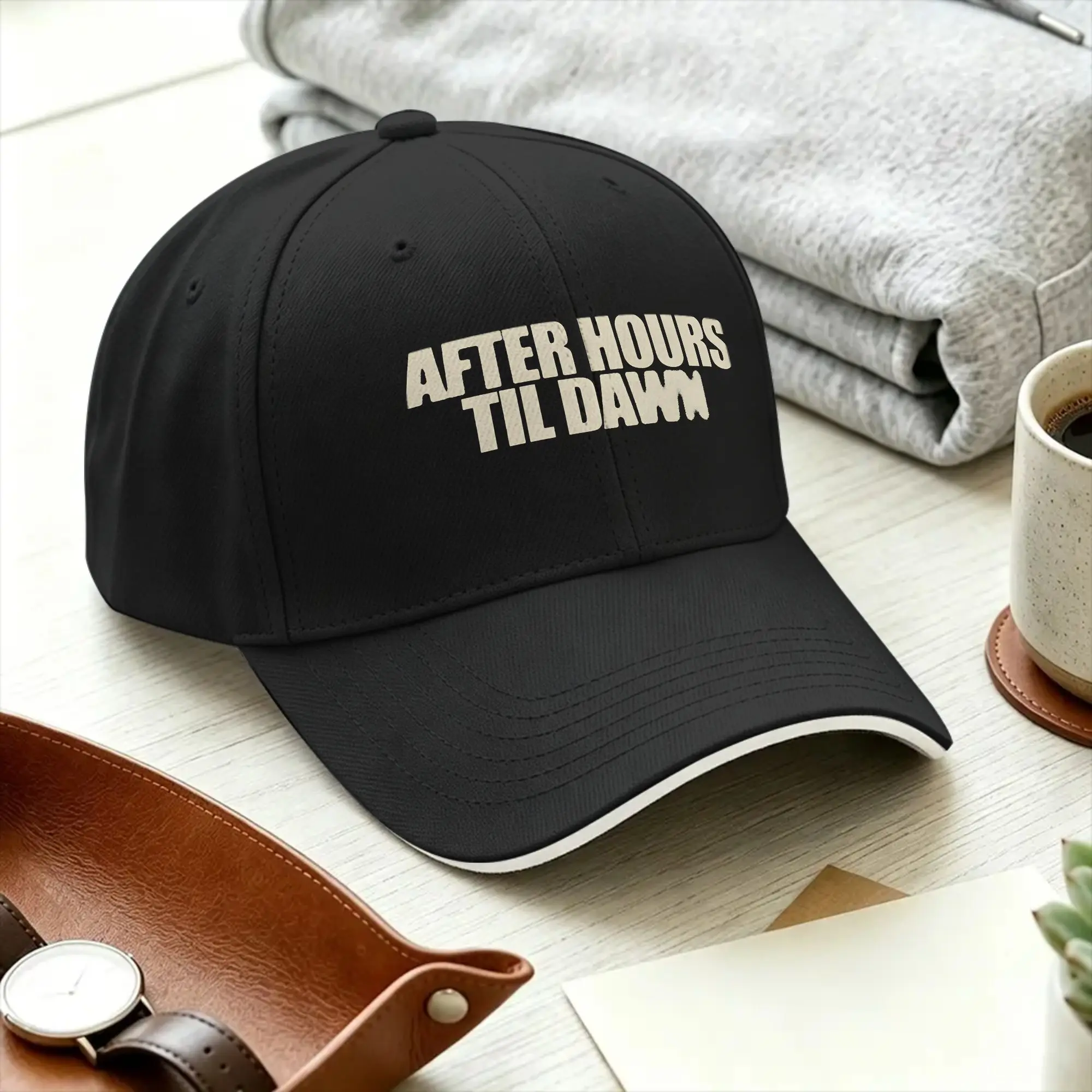 The Weeknds After Hours Til Dawn Tour Baseball Cap  Stylish Unisex-Teens Hip Hop Hats Sunscreen Outdoor Sports Baseball Caps