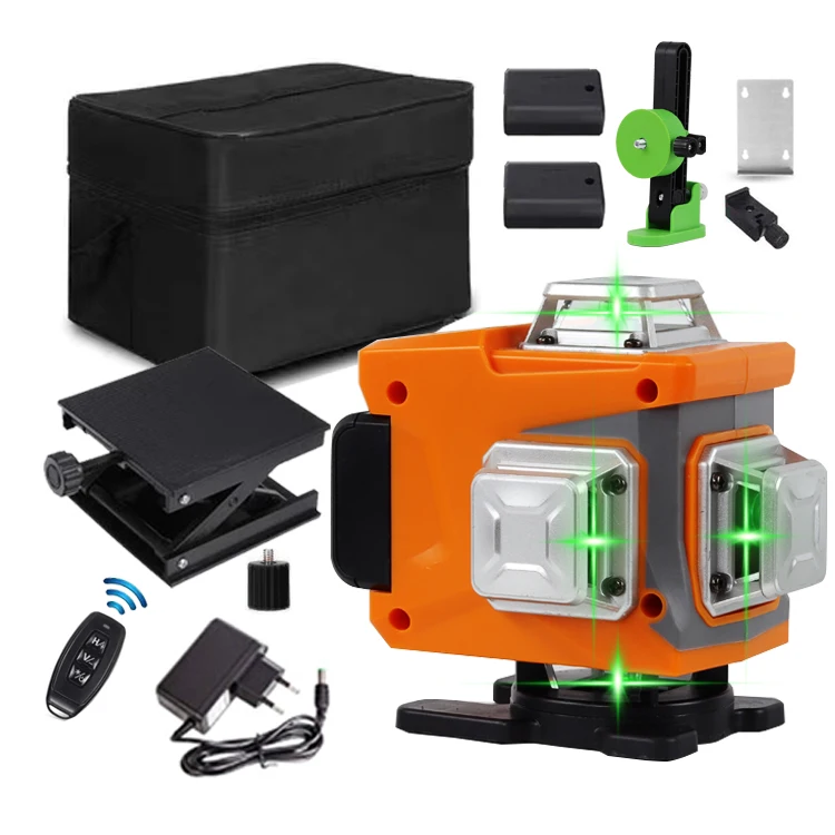 

Самовыравнивающийся лазерный нивелир 360 2025 S04CG с высокой точностью, 16 линий, 16 перекрестных линий, модель 2025 года