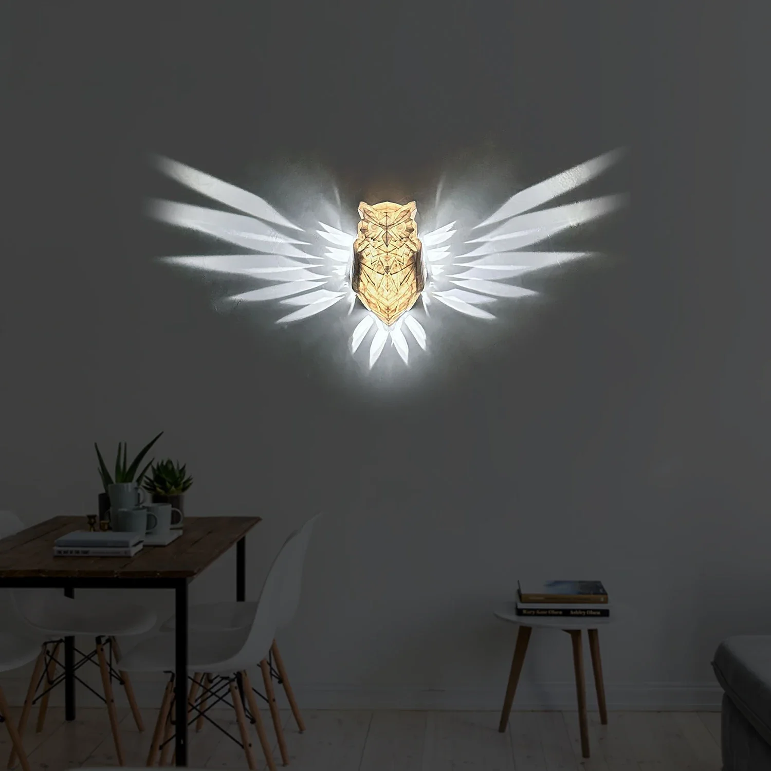 

Halloween Decor 3D Animal Wall Light Owl Eagle Projector Creative Night Light for Halloween Party Home Decoration wall lamp
