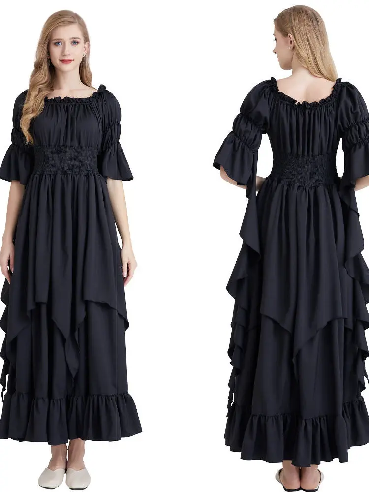 

Ретро-костюм на Хэллоуин, женский традиционный китайский сценический костюм в стиле Ренессанс, осенний тренд 2024 года