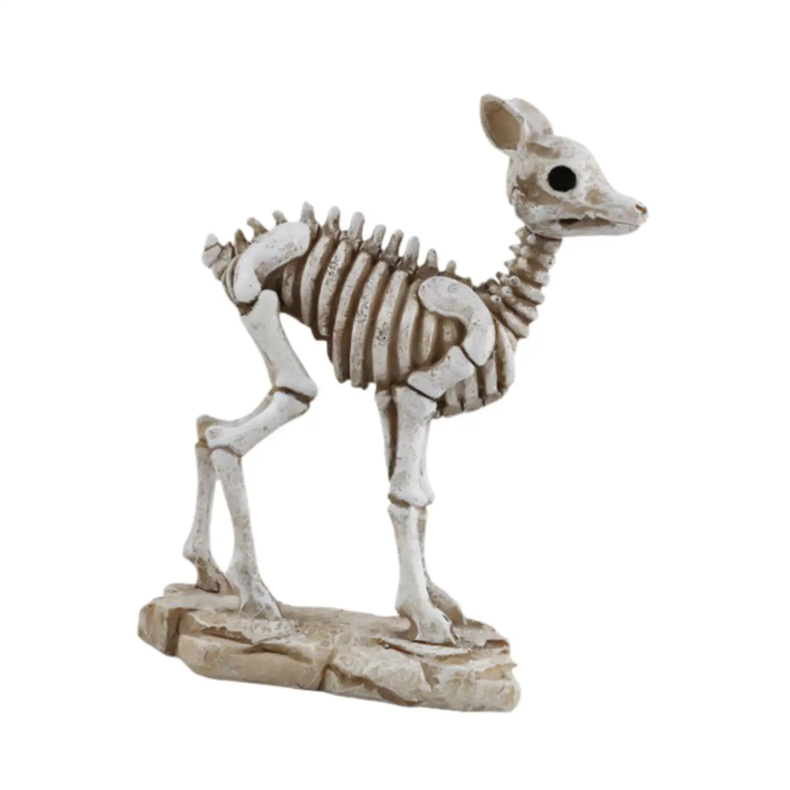 

Хэллоуин Скелет Статуя Оленя Страшный Опора Декоративный Декор Жуткий Орнамент для Открытого Крытого Праздника Газон Хэллоуин Вечеринка Двор