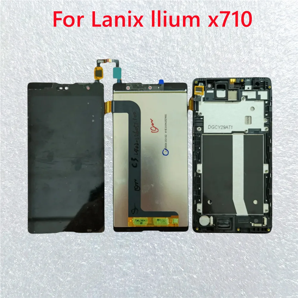 Pop para LANIX Ilium X710 LCD y Digitalizador de pantalla táctil LANIX Ilium X710 módulo de pantalla accesorios montaje reemplazo