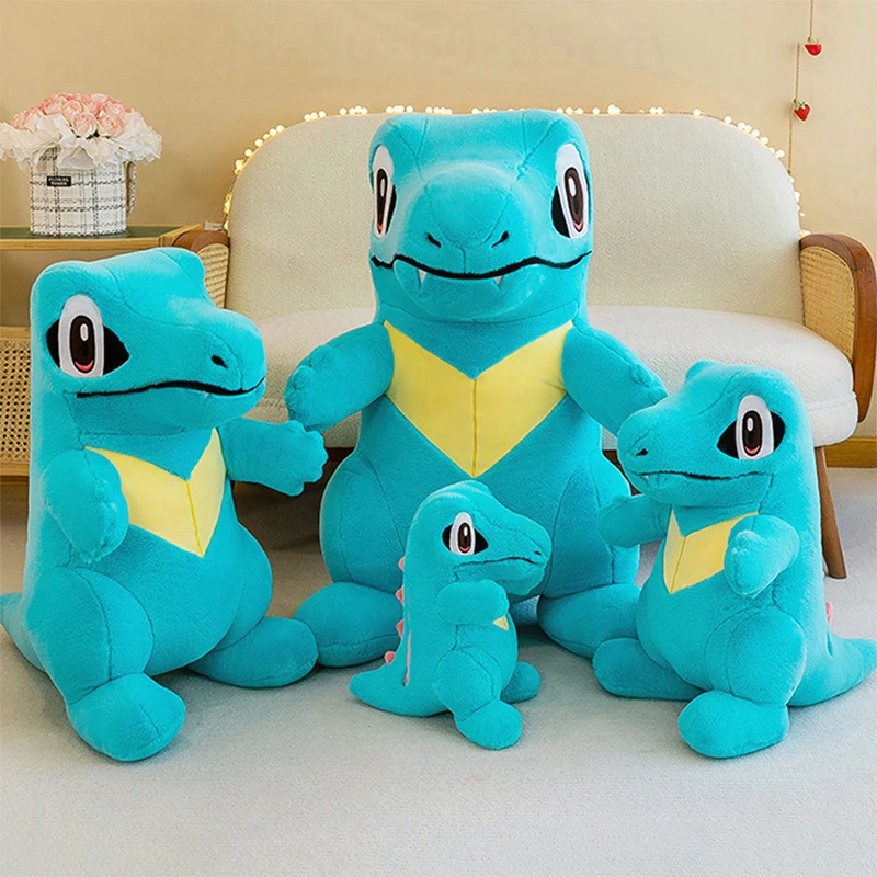 Juguete de peluche gigante de dinosaurio y cocodrilo para bebé, muñeco dino suave y tierno para niños, almohada para dormir, regalo de cumpleaños y Navidad para niños