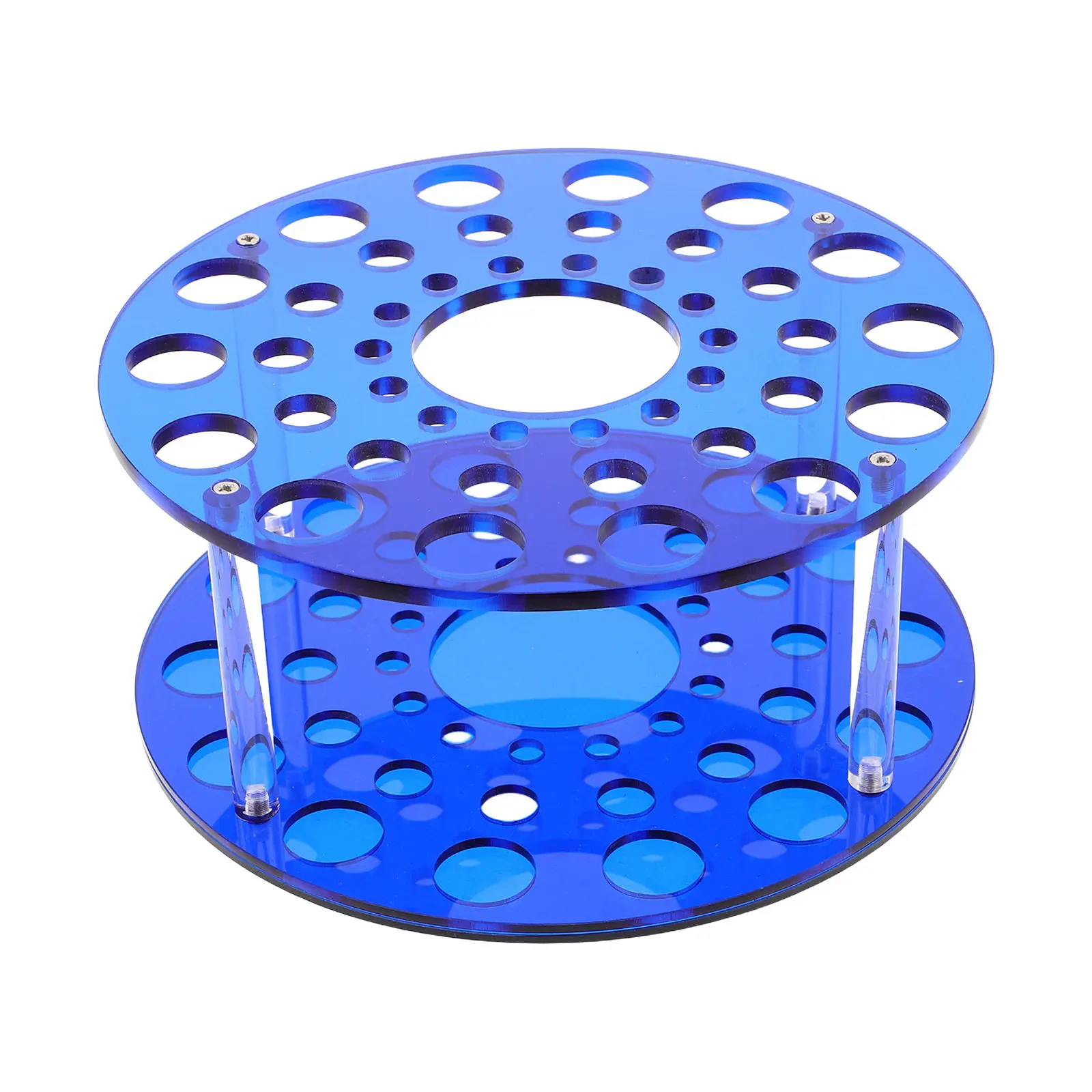 

Круглый акриловый органайзер для кистей для макияжа: для туалетного столика, рабочего стола, путешествий, с прозрачным дизайном, неоновыми стильными цветами