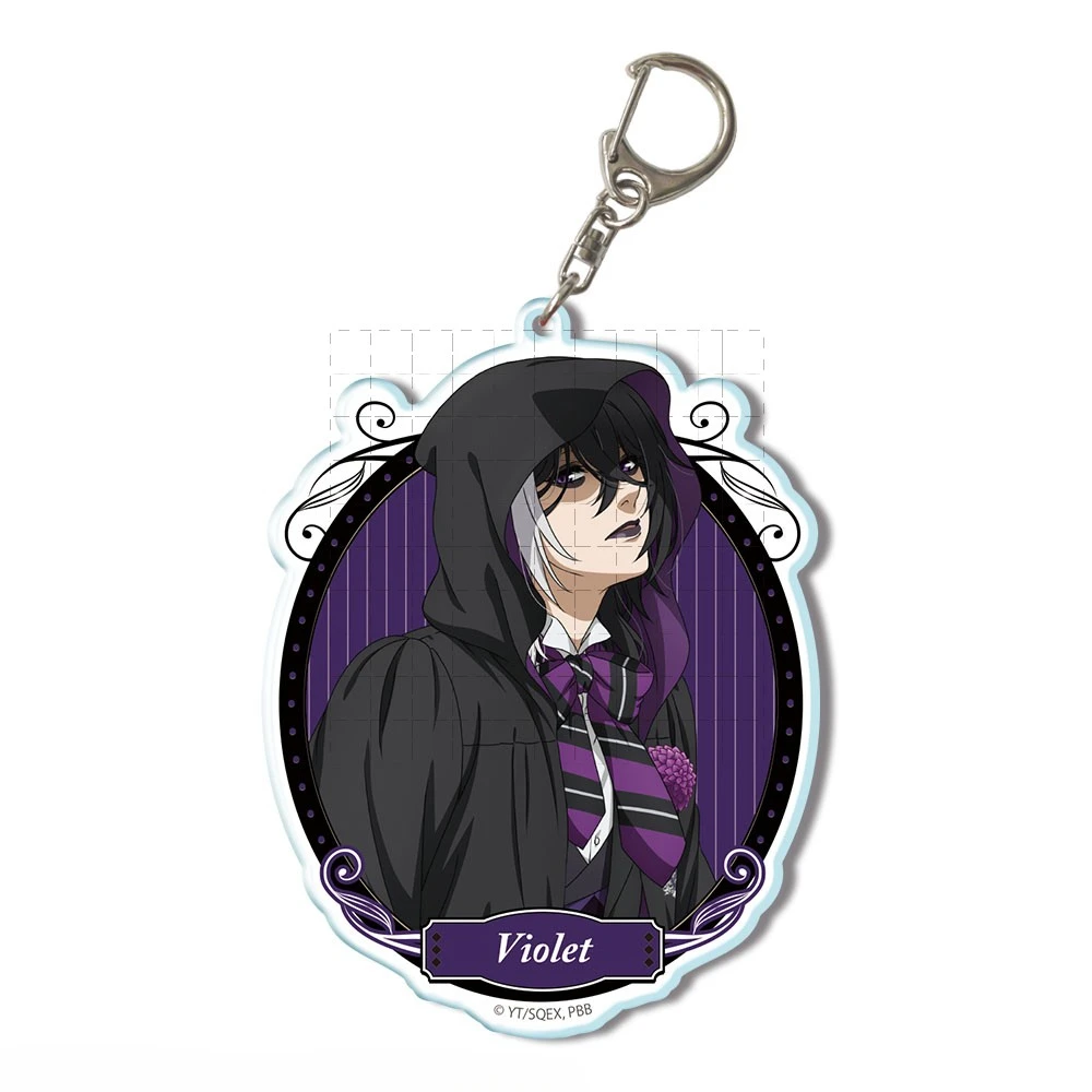 Game Sebastian Michaelis Ciel Phantomhive sleutelhanger pop Anime Bluewer acryl sleutelhanger hanger voor cadeau