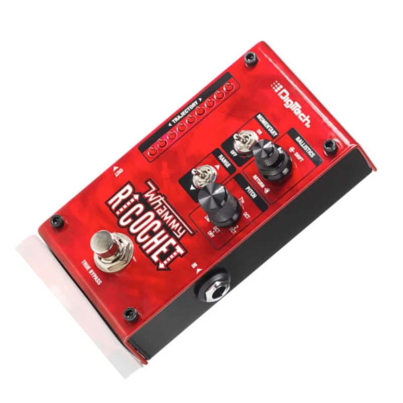 DigiTech Whammy Ricochet Octave Педаль переключения передач Bounce Stompbox с режимом защелкивающегося ножного переключателя и 7-ступенчатым выборами
