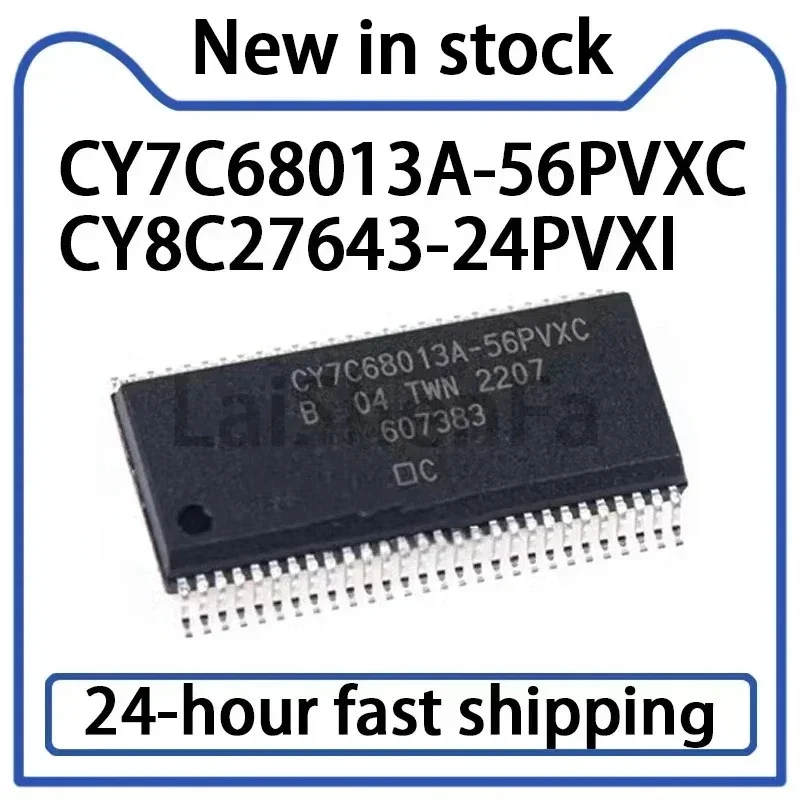 1PCS New CY7C68013A-56PVXC -128AXC CY8C27643-24PVXI CY7C68013-56PVC -56PVXC SSOP56 8-bit Microcontroller USB Chip