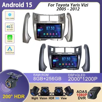 4G WIFI autorádio s Androidem 14 pro Toyota Yaris Vizi 2005-2012, multimediální stereo, palubní kamera, GPS, navigace 10 nejlepší prodej Rádio s Androidem pro Toyota Yaris - №8