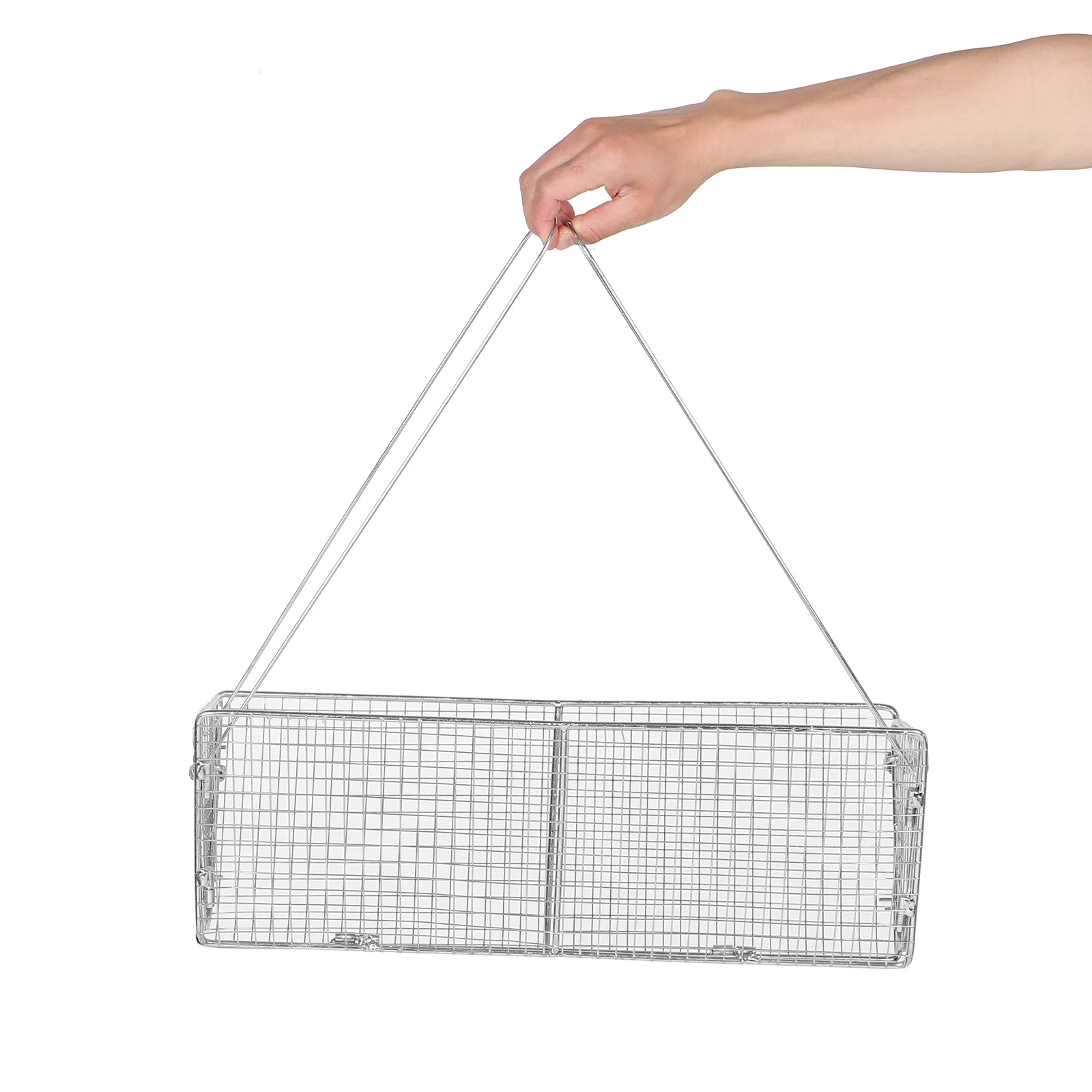 الفولاذ المقاوم للصدأ الرمال المغربل طوي قابل للتعديل ارتفاع كراب الماسك الكنز حفار الرمال كراب غربال #5