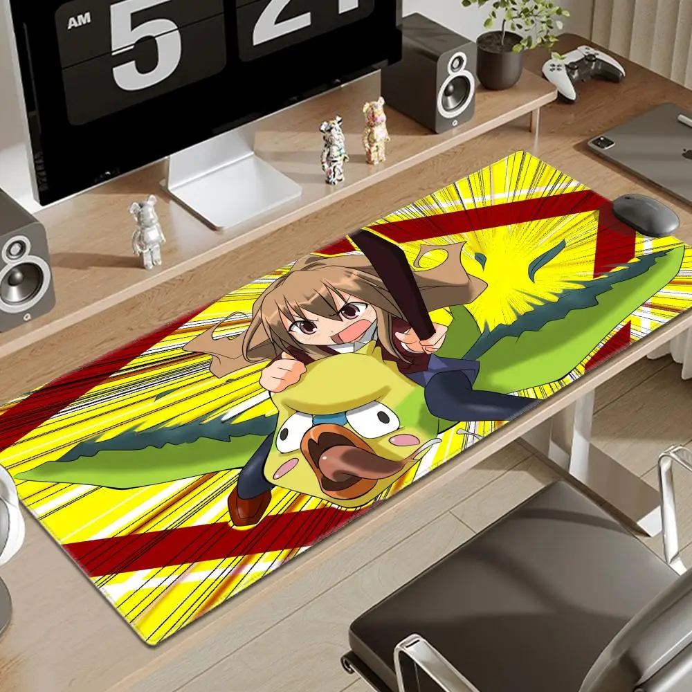 Toradora Taiga Aisaka 400X900X3MM Alfombrilla Gaming Accessories Non-slip Mouse Pad XXL Mausepad Large Podkladka Pod Mysz 90x30