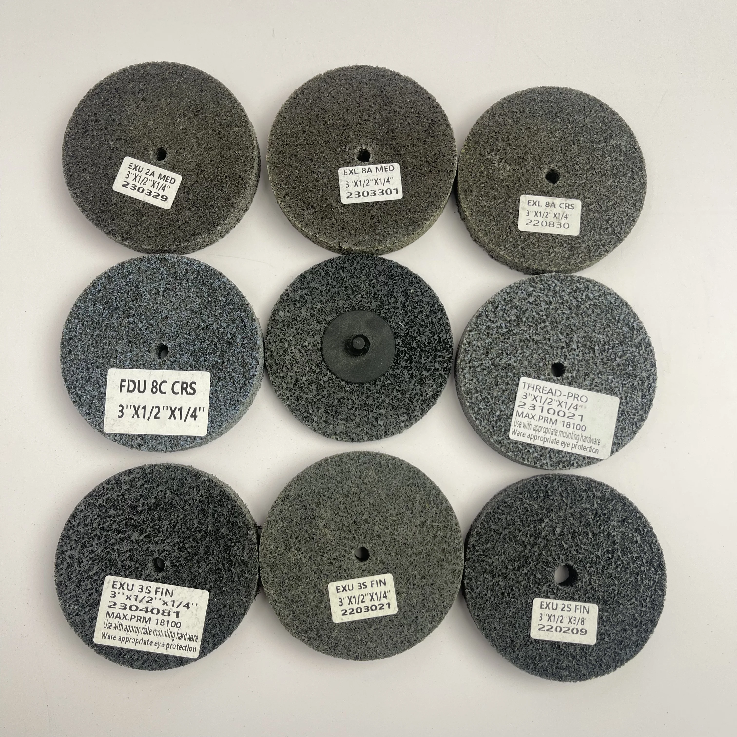 EXU 3S FIN 2X1/4 Аппаратизированное колесо Полировальный круг по металлу Абразивный инструмент