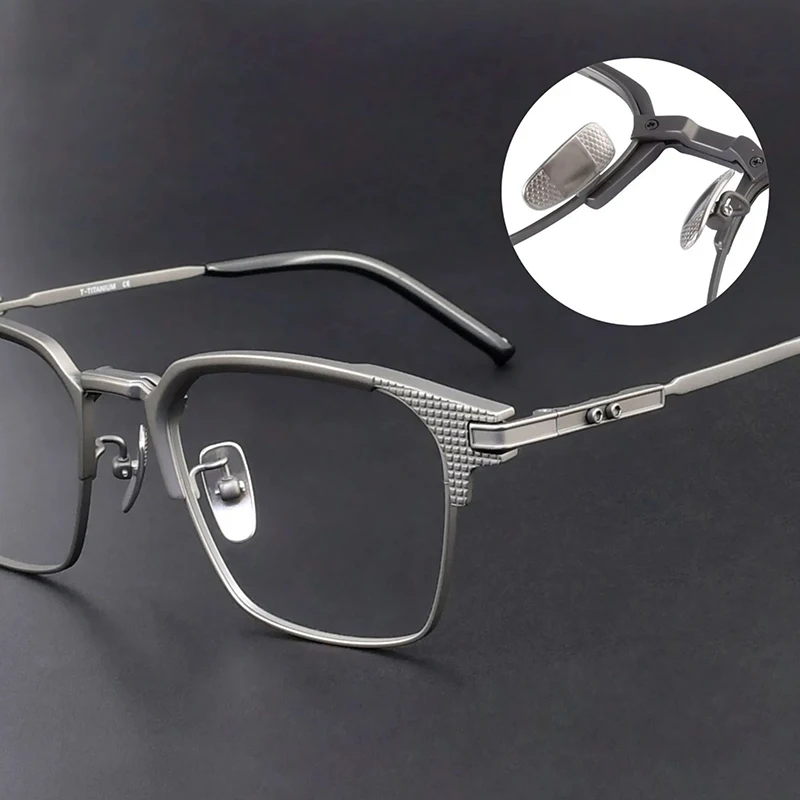 Square German Design Glasses Frame Men's Women Prescription Optics Eyeglasses Titanium Handmade Spectacles Brand Myopia Eyewear