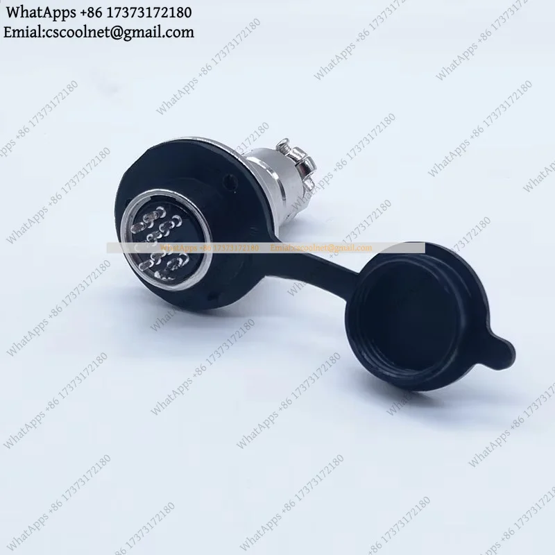 JS01 Aviation Plug Socket GX20 M19 Circular Connector 2-12 Pins With Cover