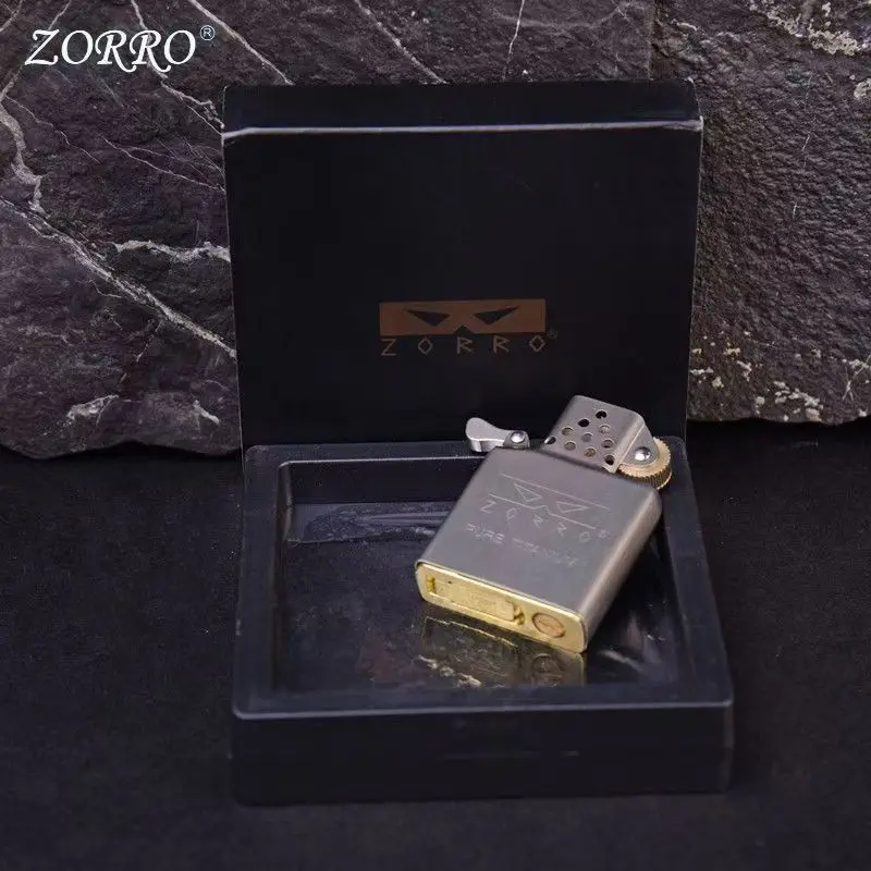 

Титановый вкладыш ZORRO, герметичный механизм второго поколения, подходит для обычных аксессуаров для зажигалки