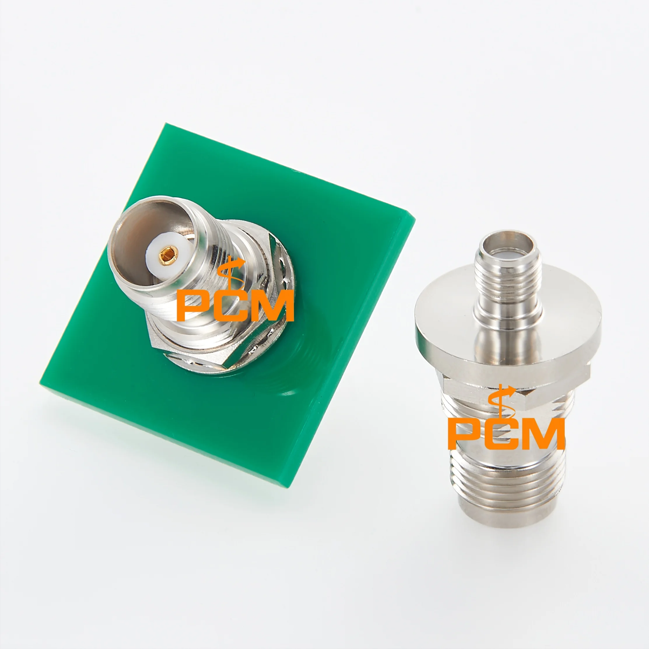 SMA Female to TNC Female Panel Mount Bulkhead RF Adapter Coax FeedThru Connector for Antenna Enclosure Base Station Installation
