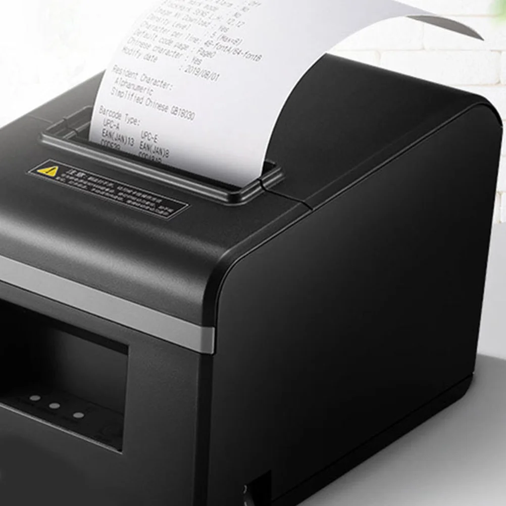 50Pcs Thermal Printer Paper Rolls Heat Sensitive Fast Reaction Time Clear Text for Retail Business Supplies Paper Products