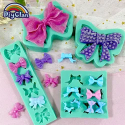 Big Bowknot Silicone Mold Fondant Cake Epoxy Mould Cake Decorating Tools Chocolate Pastry Cupcake Sugar Crafts Kitchen Baking