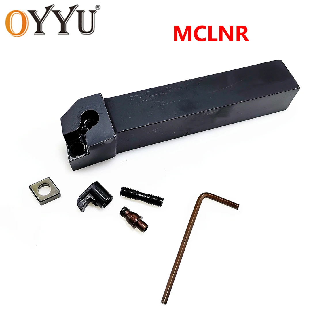

Держатель для внешних инструментов OYYU MCLNR1616 MCLNR2020 MCLNR2525 MCLNR3232, токарная резцовая оправка MCLNR MCLNL, режущий инструмент с ЧПУ, пластины CNMG120404