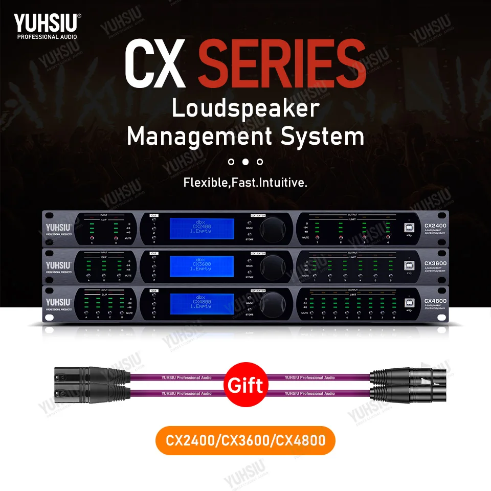 

CX4800 Digital Audio Processor DriveRack CX Series Loudspeaker Management System Original Software Mate For Stage performance