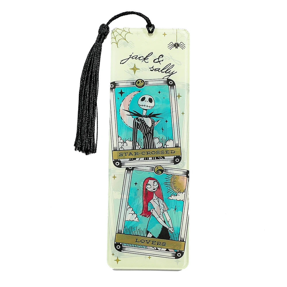 The Nightmare Before Christmas Bookmark Halloween Sally Jack Acrylic Page Mark Anime Periphery Students Fans Stationery Supplies