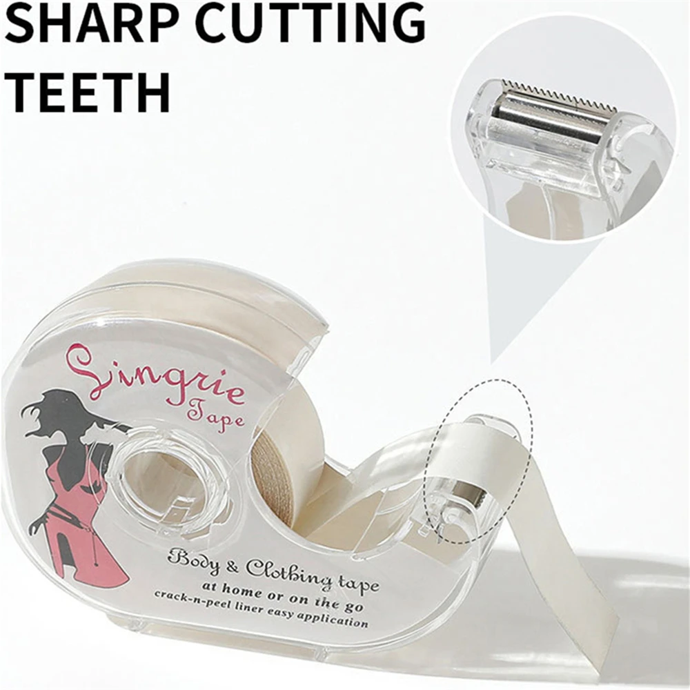 

1 шт., прозрачная двусторонняя лента, прозрачная прочная клейкая лента для одежды, модная невидимая ткань для всех тонов кожи
