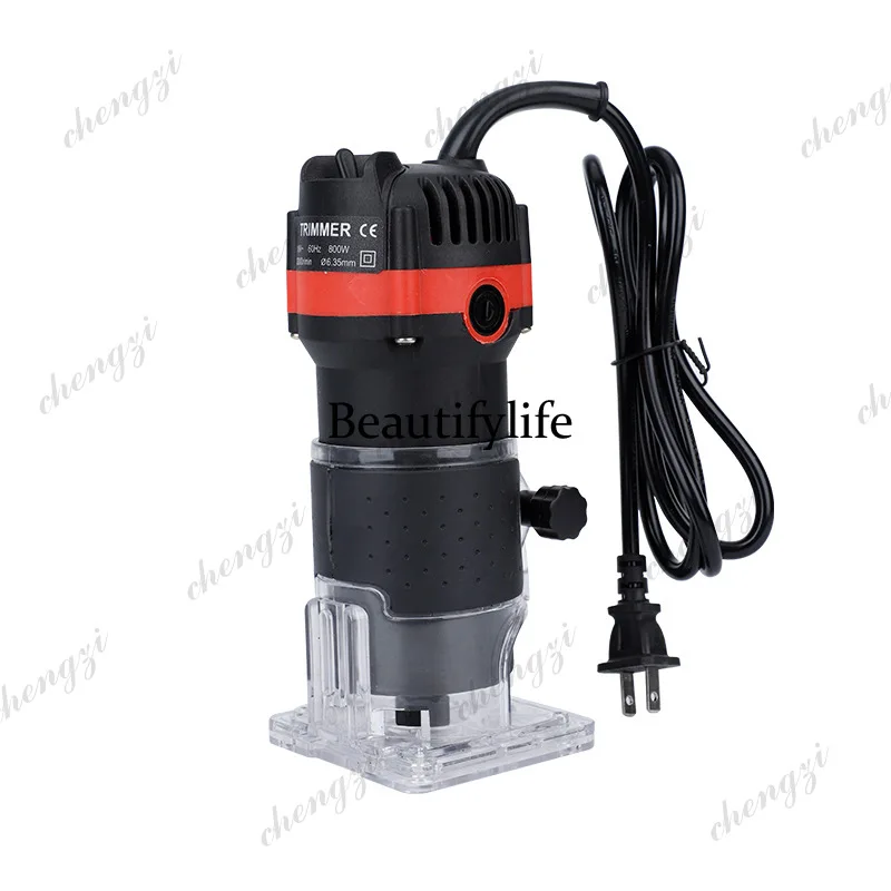 

A69 black electric trimming household slotting woodworking engraving opening machine electric slotting