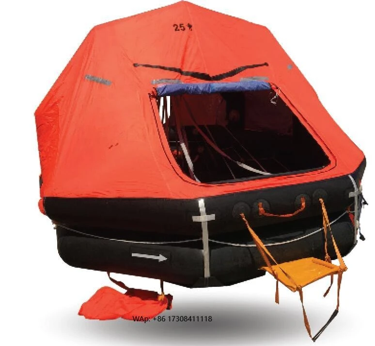 

Automatically Self Righting Davit Launched Inflatable Life Raft for 15-37 Persons with DNV EC CCS Certificate