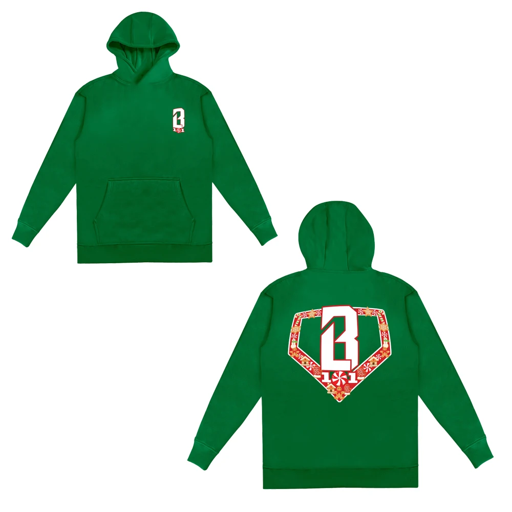 جديد الخريف الشتاء هوديي البيسبول نمط الحياة 101 عيد الميلاد الأسرة حفلة البلوز الأطفال الكبار المتضخم قميص طويل الأكمام #1