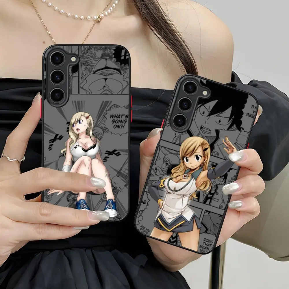 

Чехол для мобильного телефона Edens Zero Rebecca для Samsung Galaxy S25 S24 S23 S22 S21 Plus FE, ультрацветный силиконовый чехол, красивая роскошь