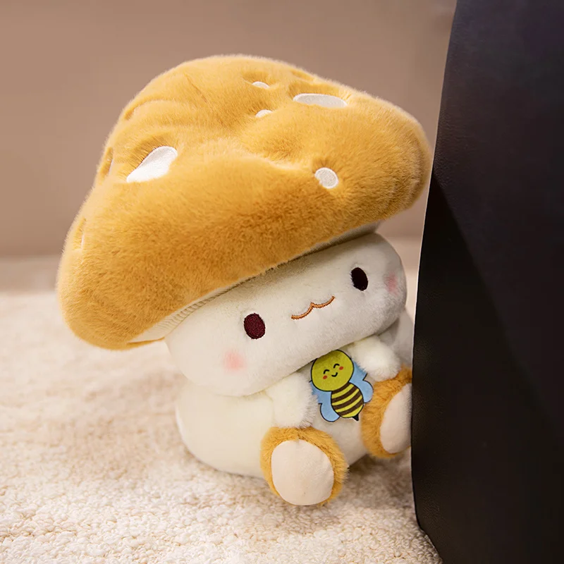 Muñeco de seta de dibujos animados de 30CM, planta de peluche bonita, juguetes de peluche, regalo creativo para decoración de habitación, almohada para sofá y coche, 1 ud.
