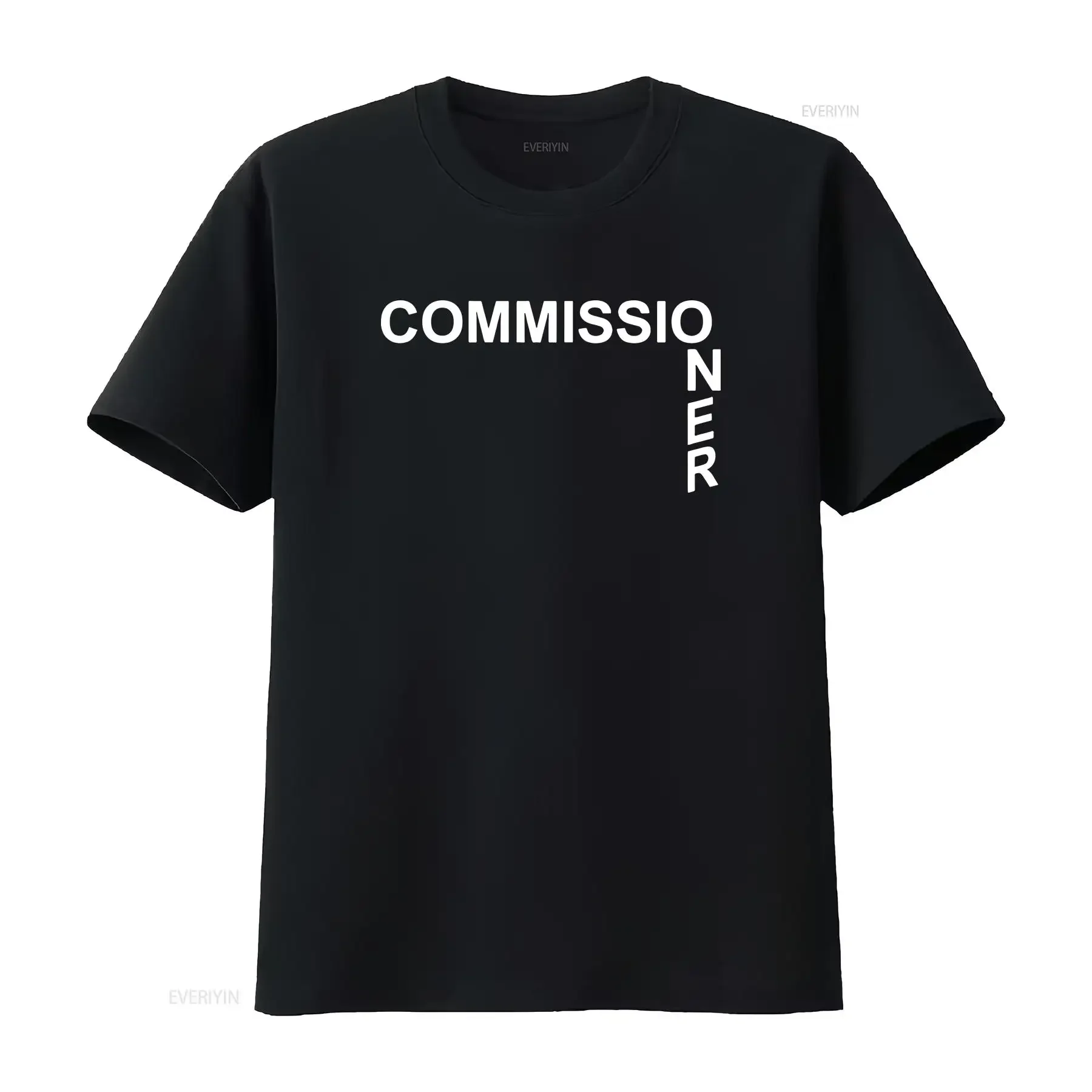 

Футболка для взрослых Mick Foley Commissioner, винтажная стираная дышащая универсальная стильная мягкая дизайнерская одежда, модная повседневная одежда унисекс