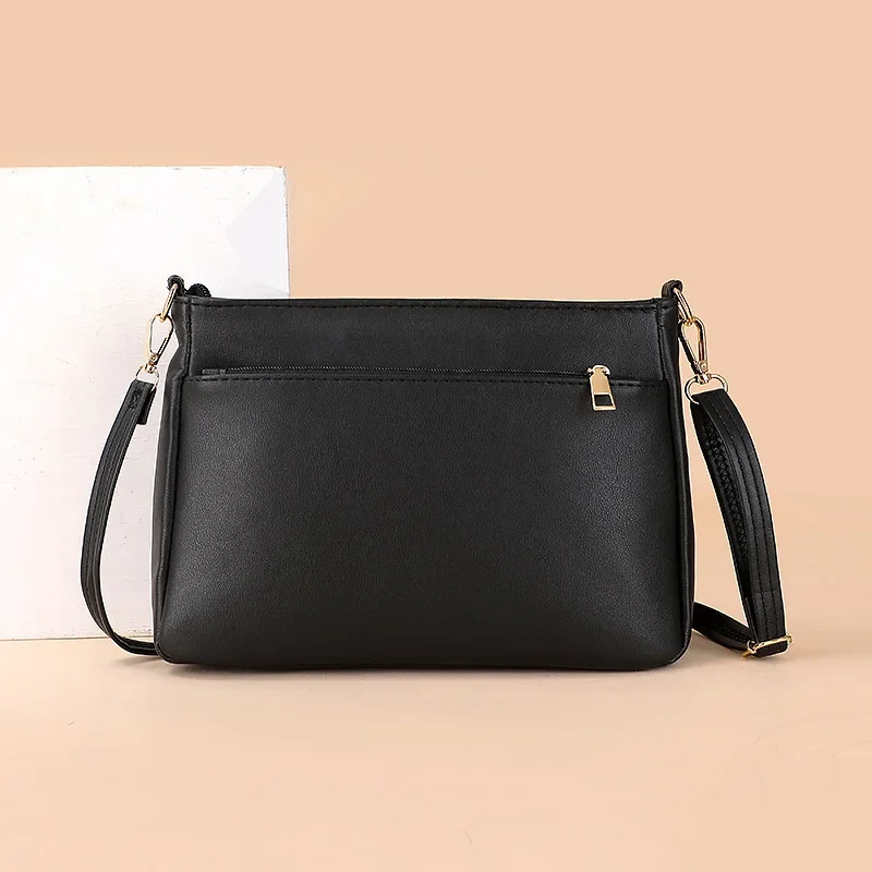 New Simple Mom Single Shoulder Bag Ladies Cross Body Small Square Handbag 2023 Fashion Middle Aged Women\'s Messenger Bag