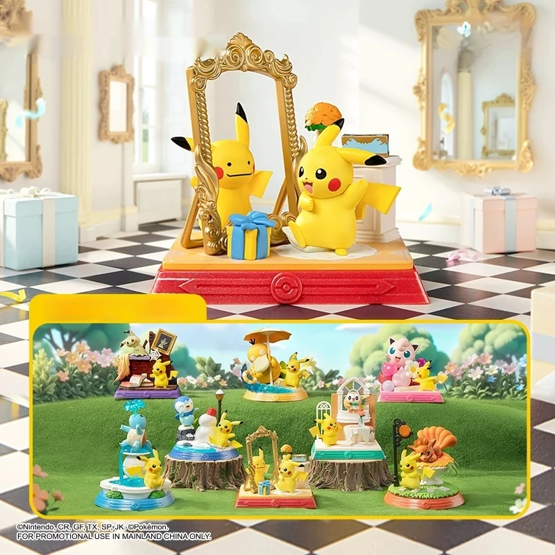 

Милая аниме-фигурка Пикачу и друзья из серии Blind Box: настольное украшение, модная игрушка, декоративная коллекция, таинственная коробка-сюрприз, подарок