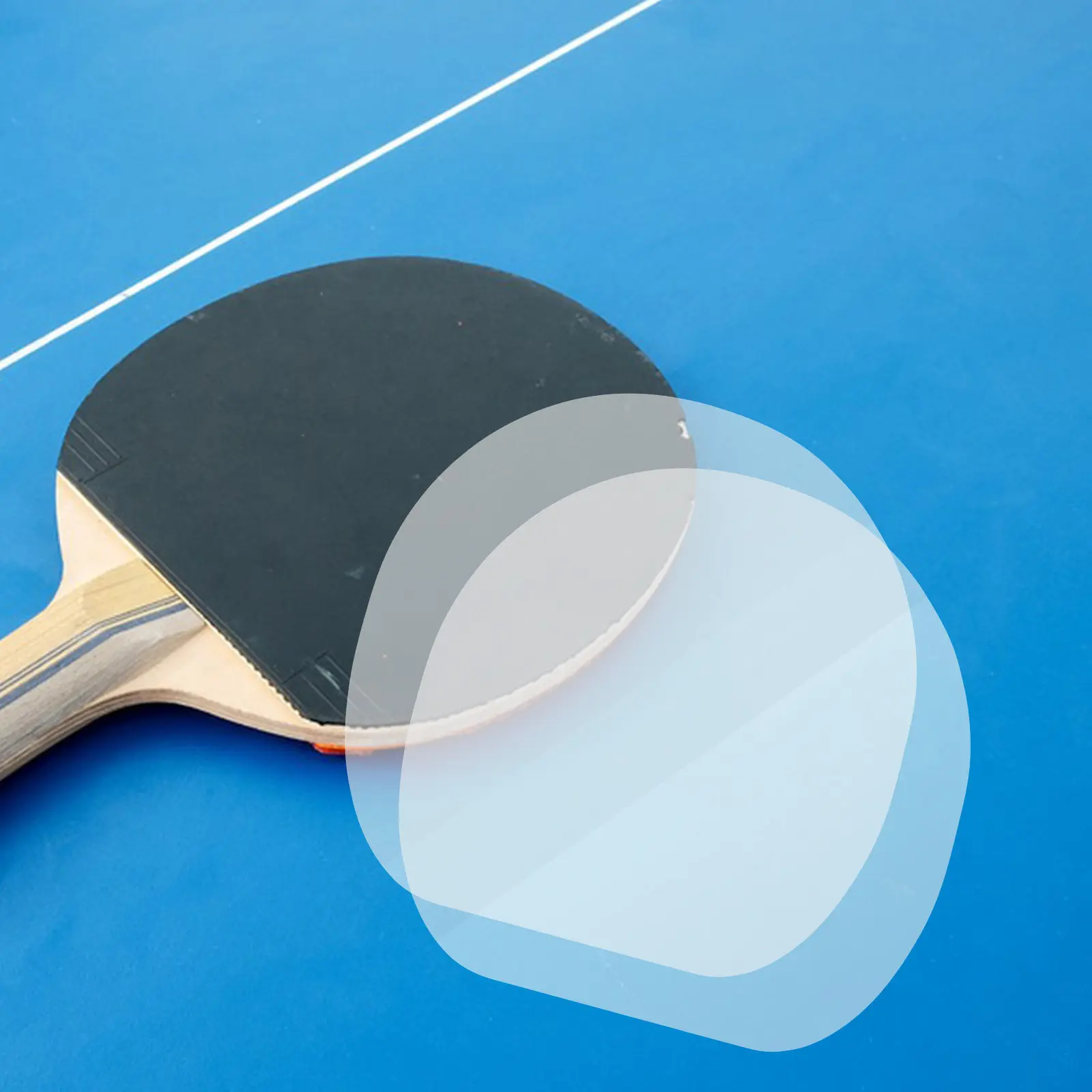 

5Pcs Protective Film for Table Tennis Racket Transparent Adhesive Sheet Easy Install Long Lifespan Suitable for All Skill Levels
