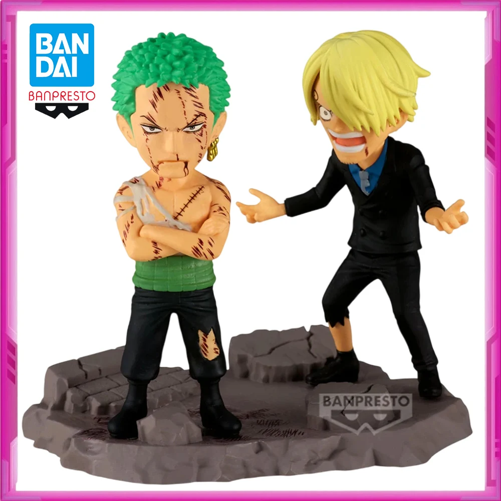 

Original BANPRESTO ONE PIECE WCF Roronoa Zoro Sanji PVC Anime Figures Action Figure Model Toys Gift