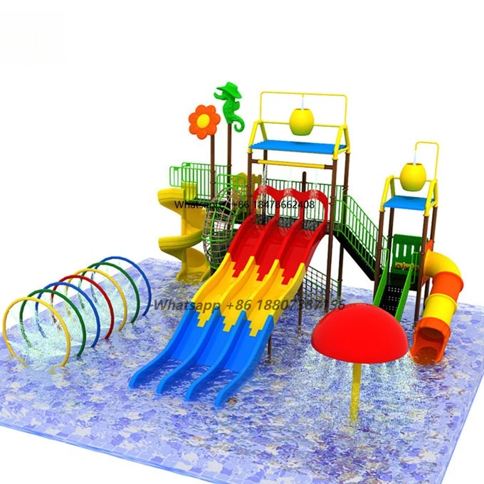 Large Water Slide Water Park Equipment Playground Water Playground Kids