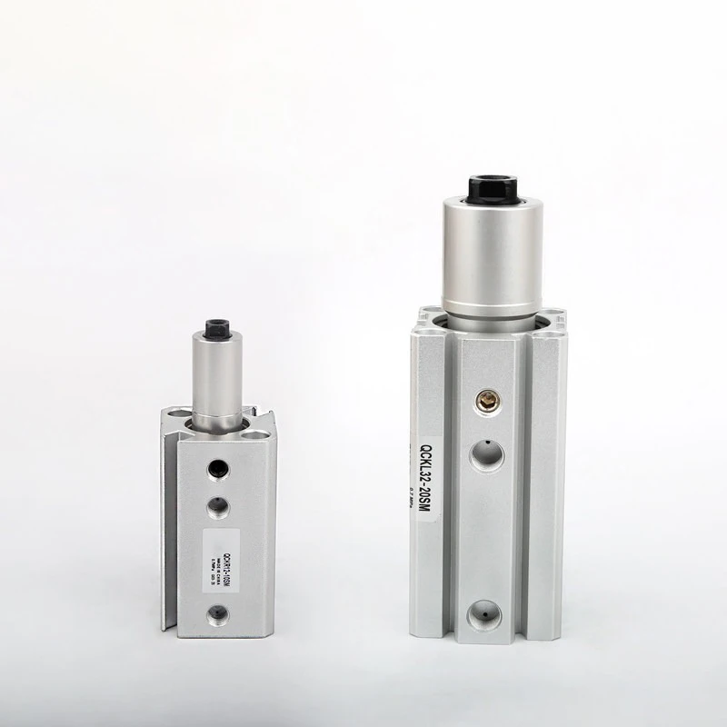 Airtac Type QCK Rotary Clamp Cylinder QCKL QCKR 12/16/20/25/32/40 Double Acting Swing Clamp Pneumatic Air Cylinder With Magnet