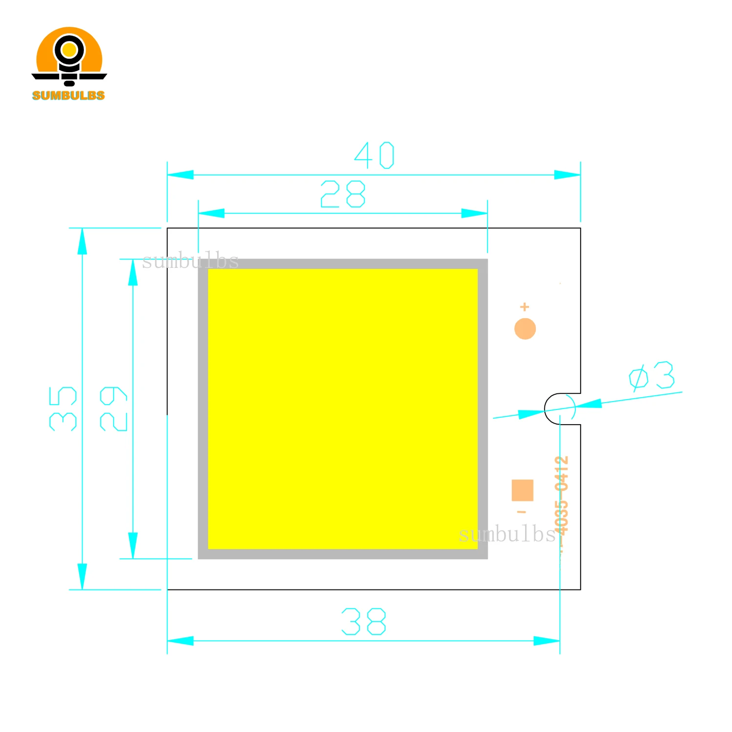 Producent wysokiej jasna dioda LED 40x35mm DC 12V 6W płyta COB ciepła zimna biała żarówka do lampa wewnętrzna mody nocnej