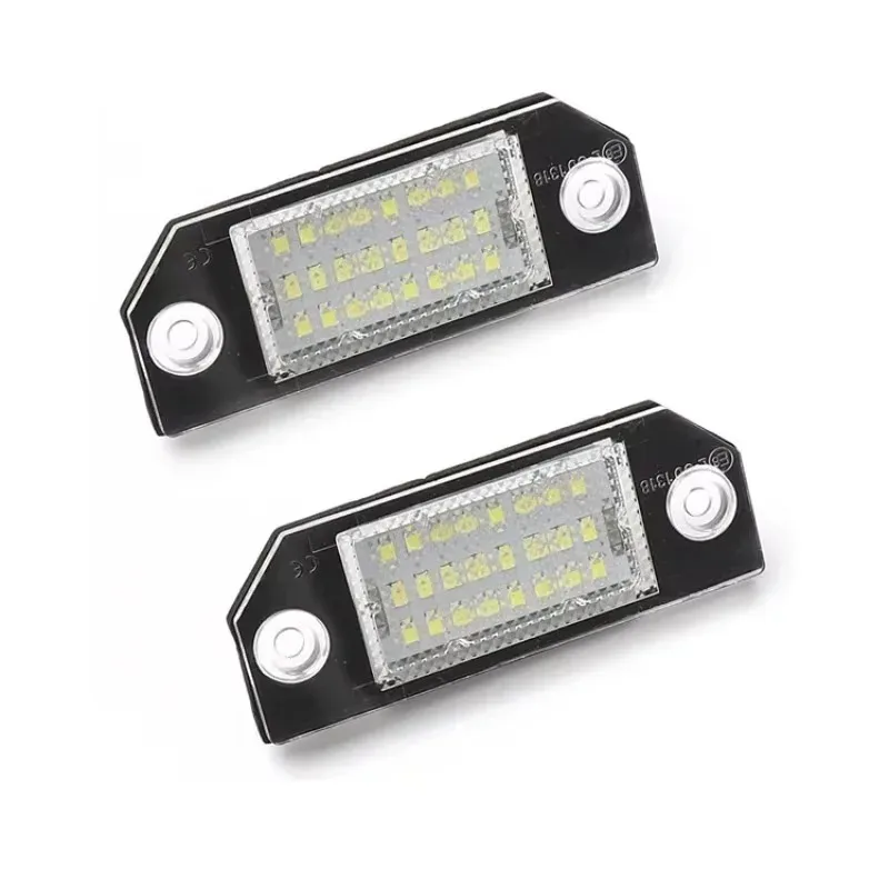 New for Car LED License Number Plate Lights Lamp Super Bright for 2 Pcs Focus MK2 2003 2004 2005 2006 2007 2008-2019 4502331