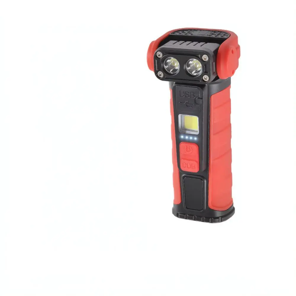 Portable Rechargeable COB Work Light Magnetic Handheld Flashlight For Jixing Auto Repair Emergency Inspection Lighting Lamp