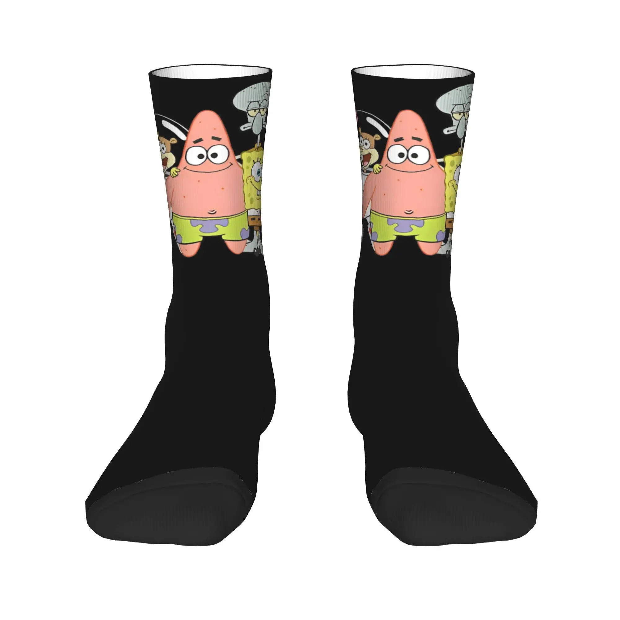 S-Sponge bob Socks Accessories For Men Women Sandy Flexible Socks Comfortable Wonderful Gifts