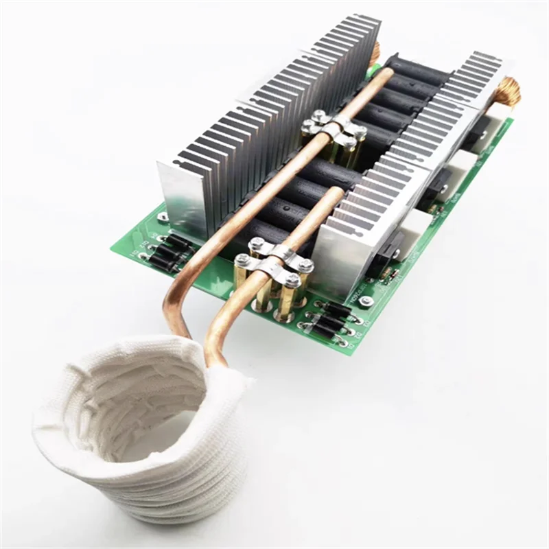 AAAA3000W 50A Tapless 6-tube ZVS High Frequency Induction Heating Machine Quenching Module DIY Kit