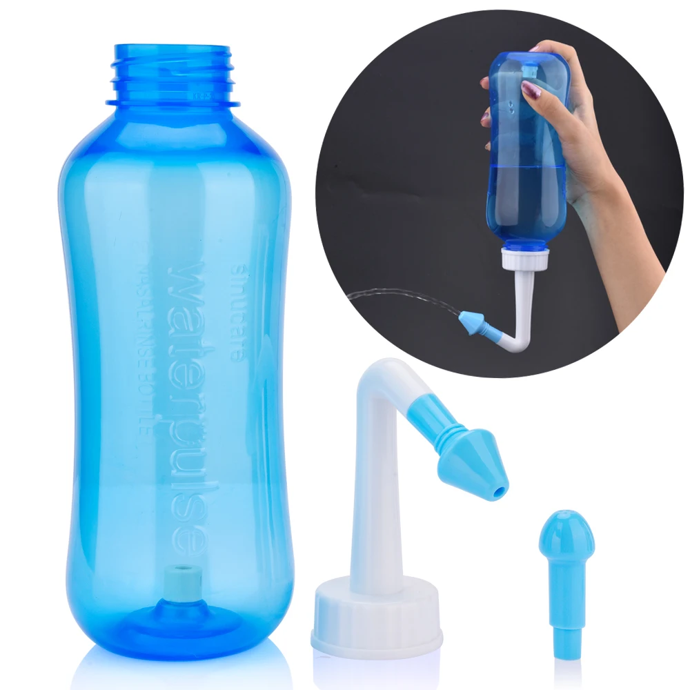 300ml Nose Cleaner Nasal Irrigator Nasal Wash Neti Pot Avoid Allergic Rhinitis Sinusitis Cure for Adult Child Therapy